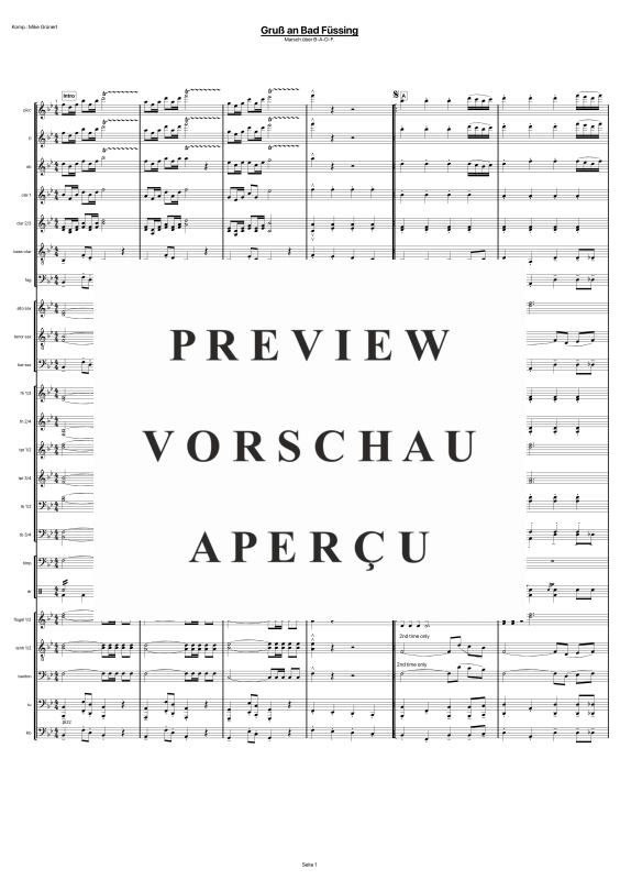 gallery: Gruß an Bad Füssing, , Großes Blasorchester