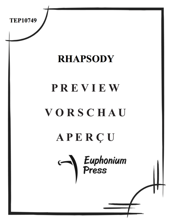 Product gallery: Page 2 of 6 Rhapsody , , (Tuba Solo)