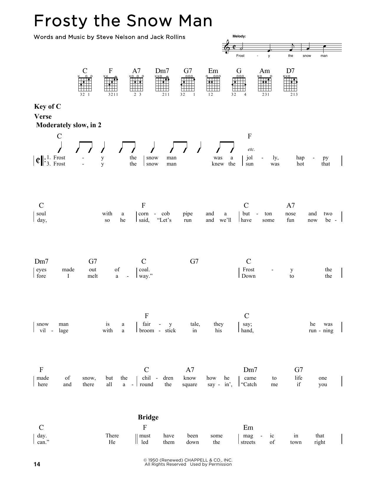 Product gallery: Page 1 of 1 Frosty The Snow Man, Jack Rollins & Steve Nelson