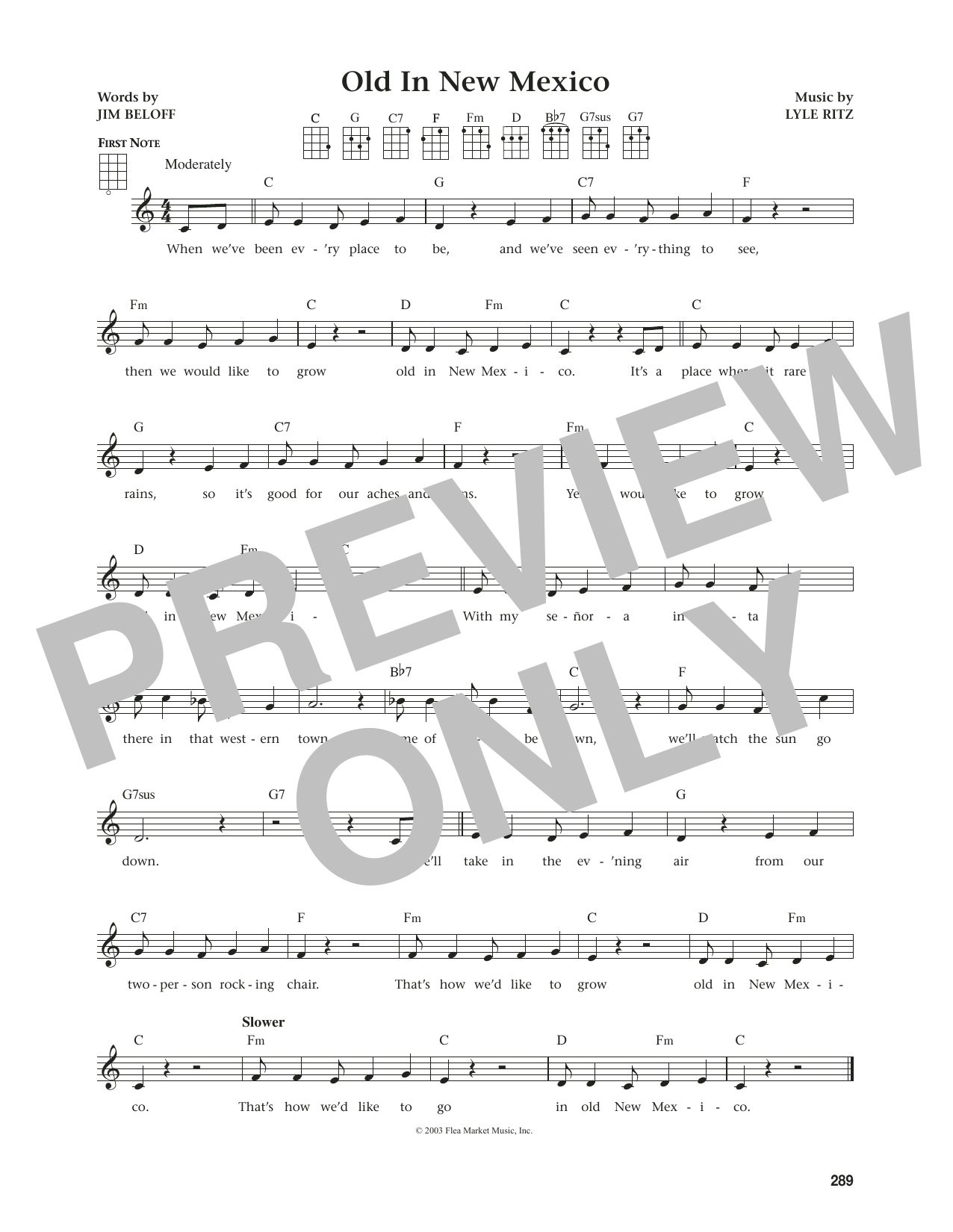 Produktgalerie: Seite 1 von 1 Old In New Mexico (from The Daily Ukulele) (arr. Jim Beloff), Lyle Ritz, Ukulele