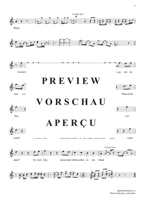 Produktgalerie: Seite 4 von 4 Wenn Nicht Jetzt, Wann Dann , Höhner, (Oboe)