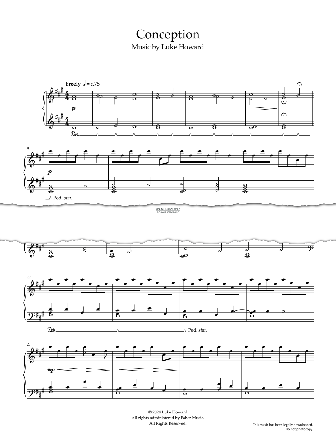 Produktgalerie: Seite 1 von 1 Conception, Luke Howard, Klavier