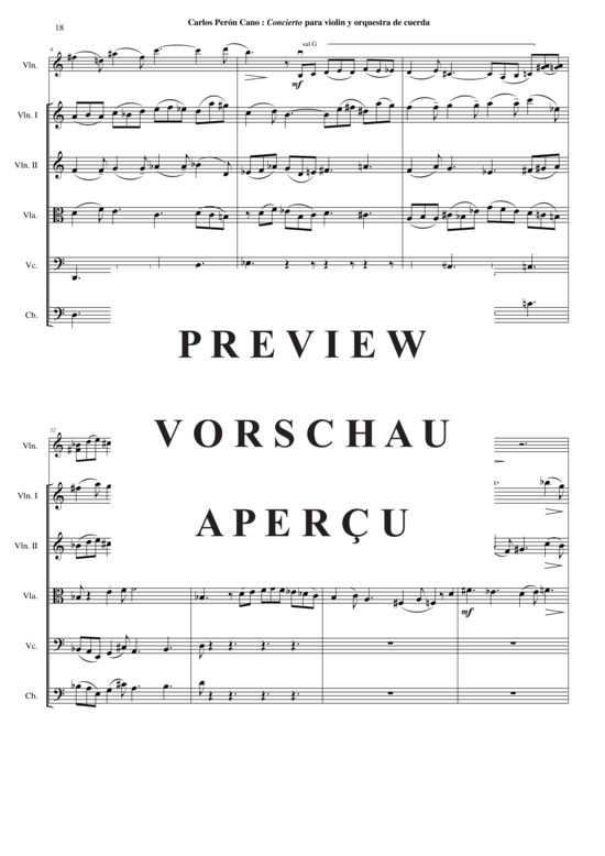 Product gallery: Page 19 of 21 Concerto für Violine und Streichorchester , , (score and solo part)