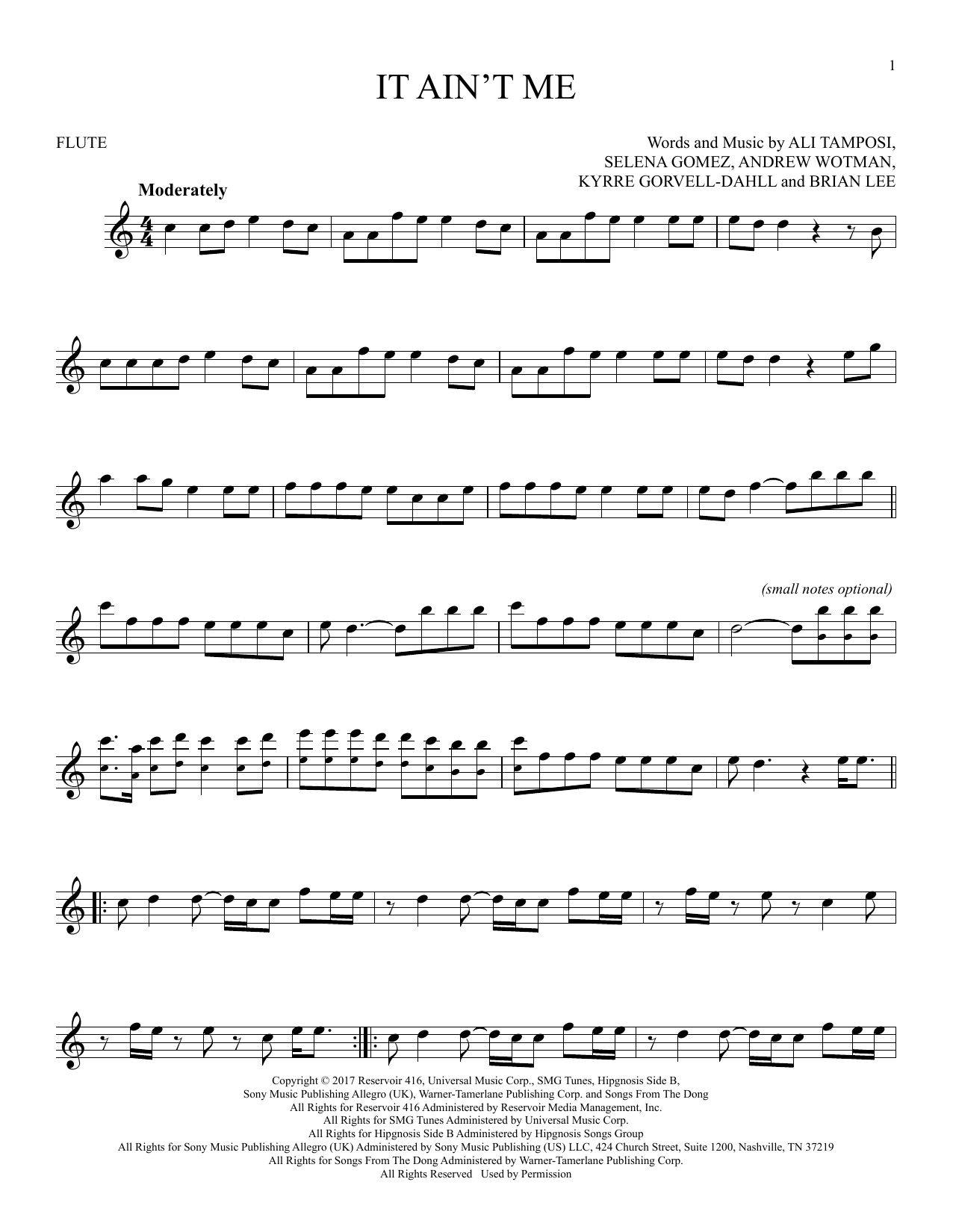 Product gallery: Page 1 of 1 It Ain't Me, Kygo and Selena Gomez