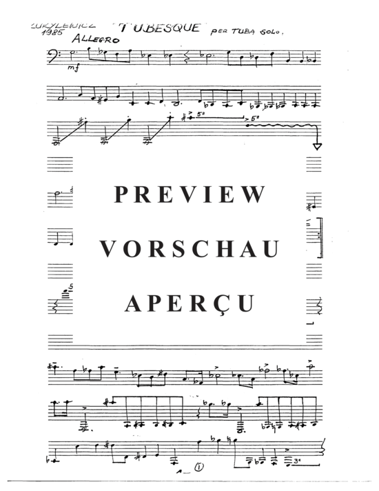 Product gallery: Page 3 of 10 Tubesque , , (Tuba Solo)