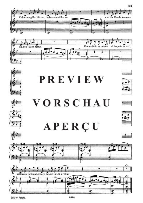 gallery: Der Leiermann D.911-24 (Winterreise) , ,  (Gesang mittel + Klavier)