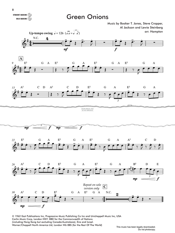 Product gallery: Page 1 of 1 Green Onions, Steve Cropper