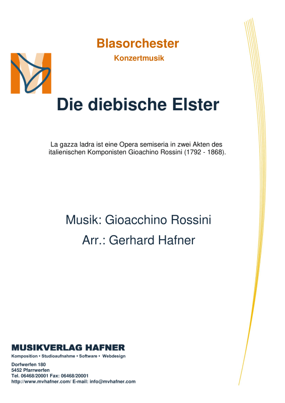 Product picture to: Die diebische ElsterGioacchino Rossini