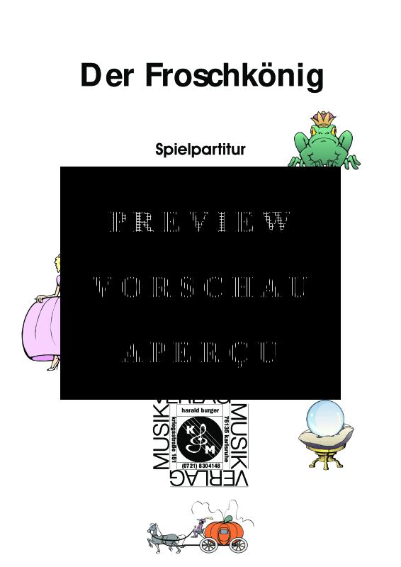 Product gallery: Page 4 of 11 Der Froschkönig (Partitur), , Mixed ensemble strings, guitar and narrator