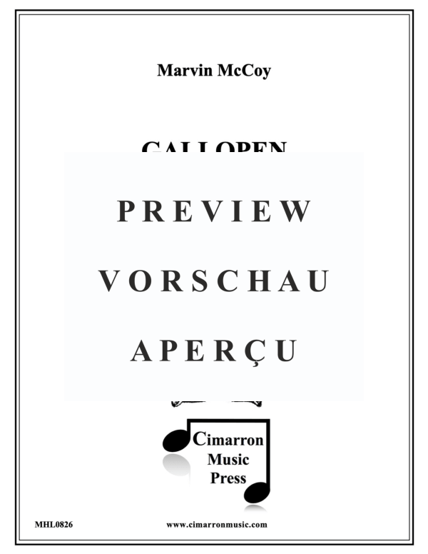 Produktgalerie: Seite 2 von 11 Gallopen, , Alphorn in F und Klavier oder Horn Trio