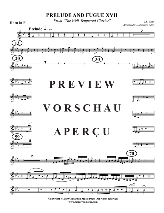 Produktgalerie: Seite 10 von 11 Prelude und Fugue XVII , , (Holzbläser-Quintett)