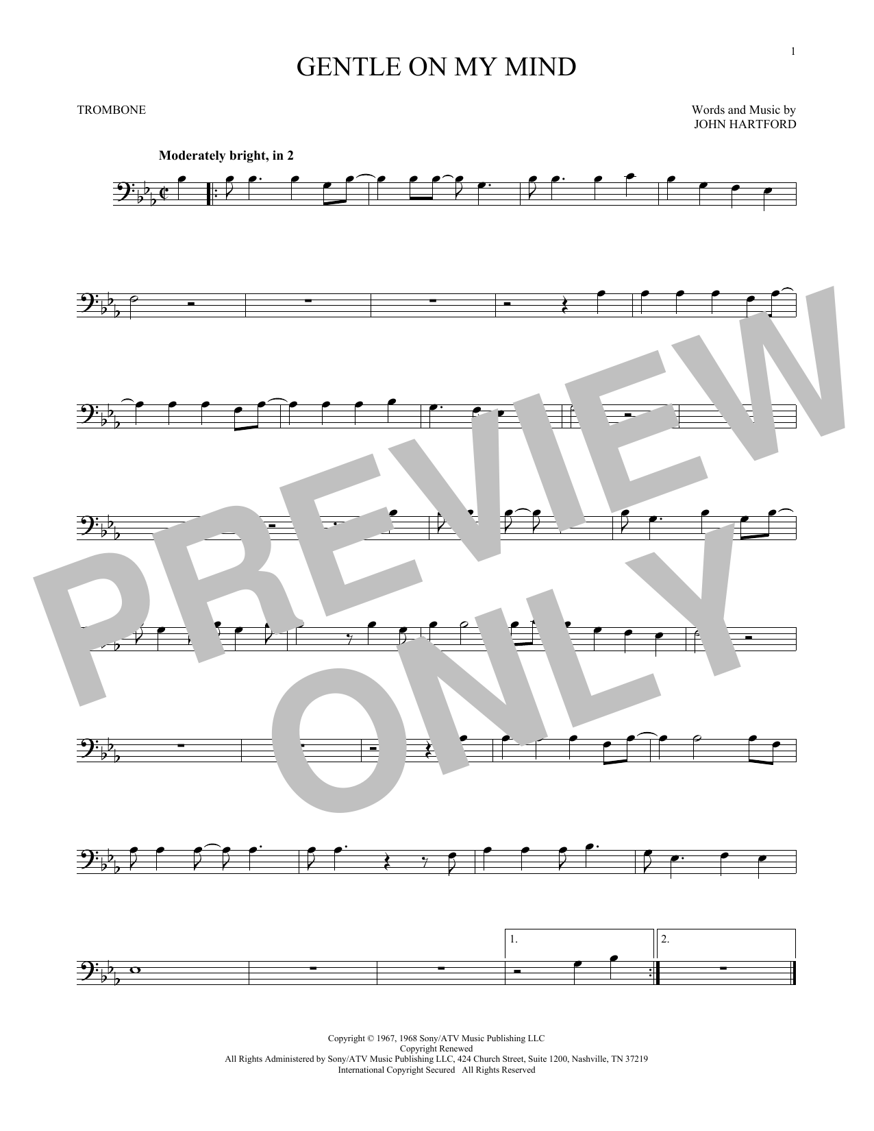 Product gallery: Page 1 of 1 Gentle On My Mind, Glen Campbell