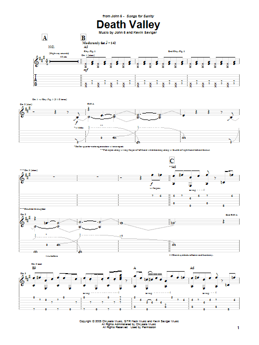 Produktgalerie: Seite 1 von 1 Death Valley, John 5, Gitarre