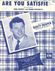 cover: Are You Satisfied, Rusty Draper, Gesang, Gitarre, Klavier
