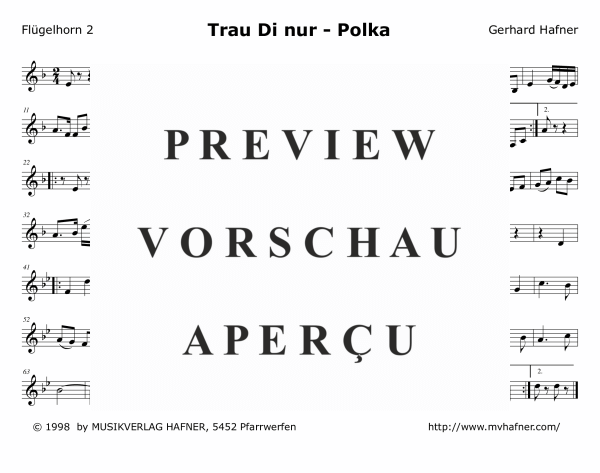 Product gallery: Page 9 of 11 Trau Di nur, , (Mixed ensemble woodwind and brass)