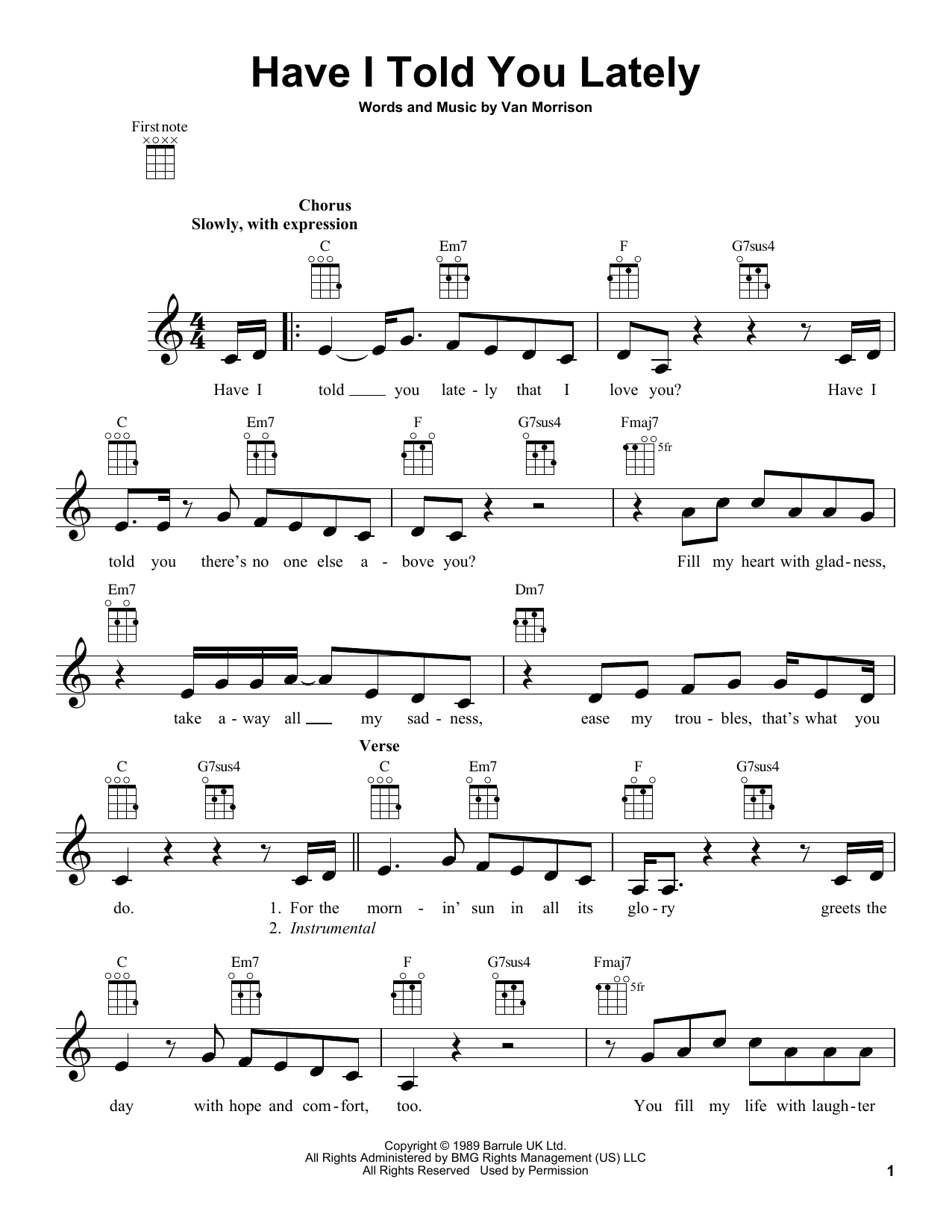 Product gallery: Page 1 of 1 Have I Told You Lately, Van Morrison