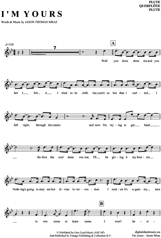 Product picture to: I´m yours Jason Mraz