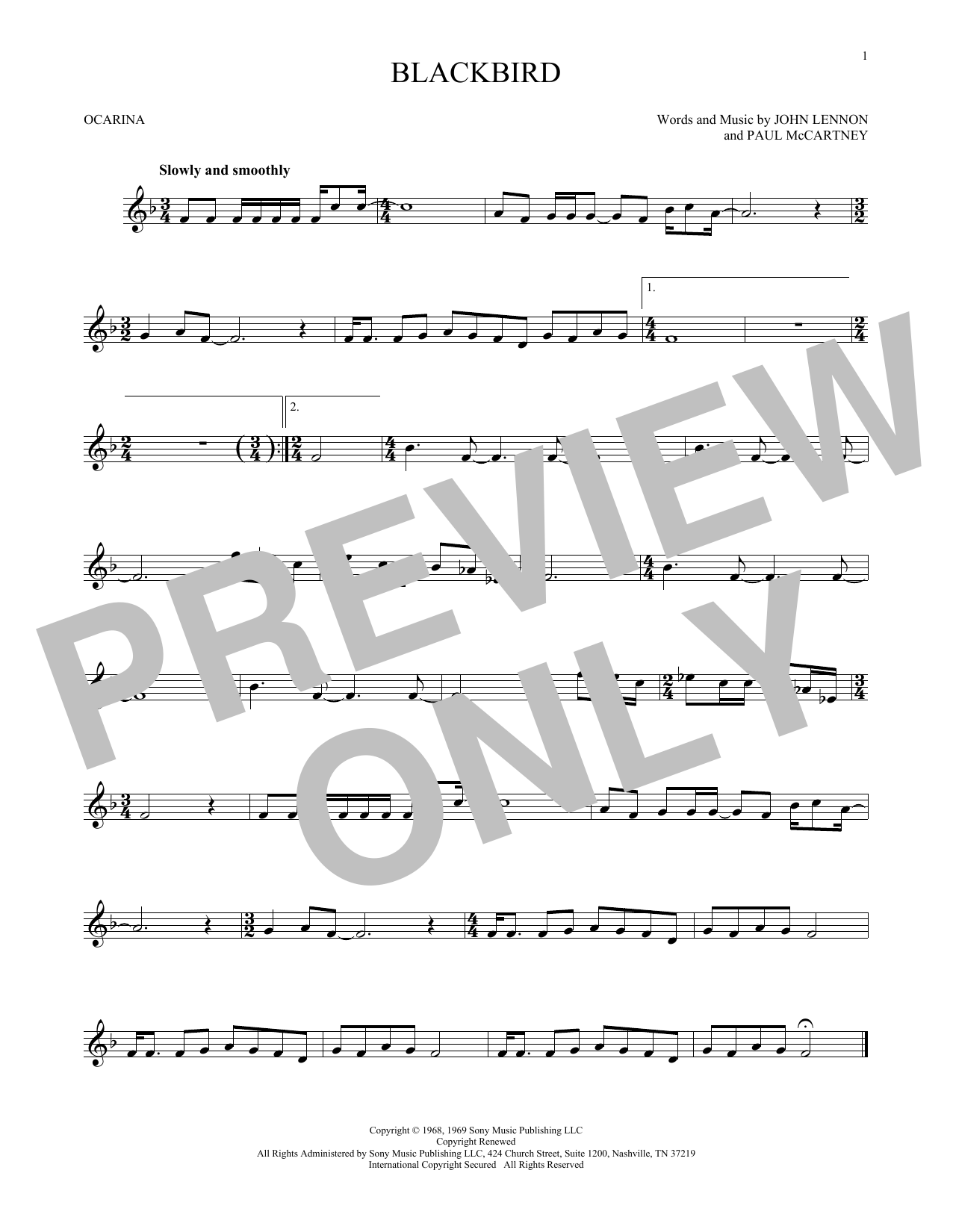 Product gallery: Page 1 of 1 Blackbird, The Beatles