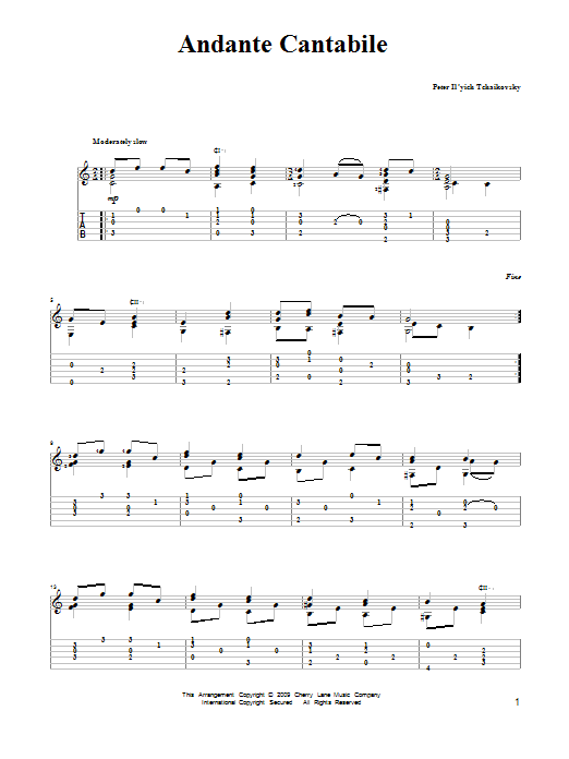 Produktbild zu: Andante Cantabile