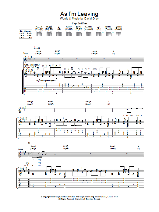 Product gallery: Page 1 of 1 As I'm Leaving, David Gray