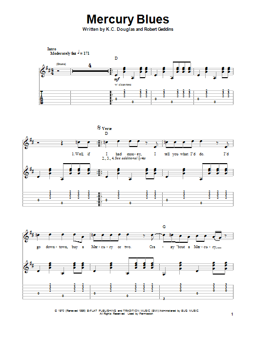 Produktbild zu: Mercury Blues