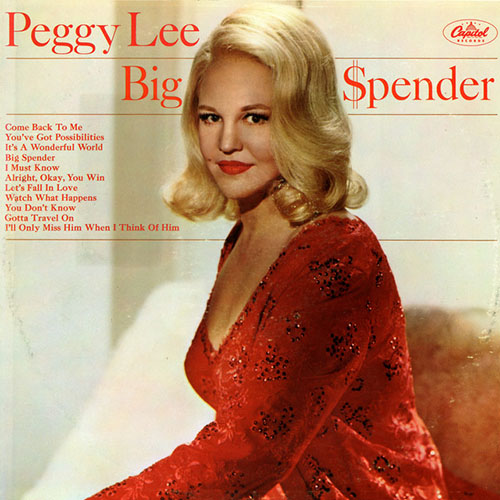 cover: Big Spender (from Sweet Charity), Peggy Lee, Klavier