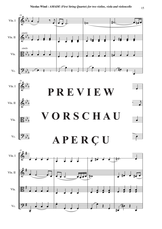 Produktgalerie: Seite 16 von 21 Amade: First String Quartet , , (Streicherquartett)