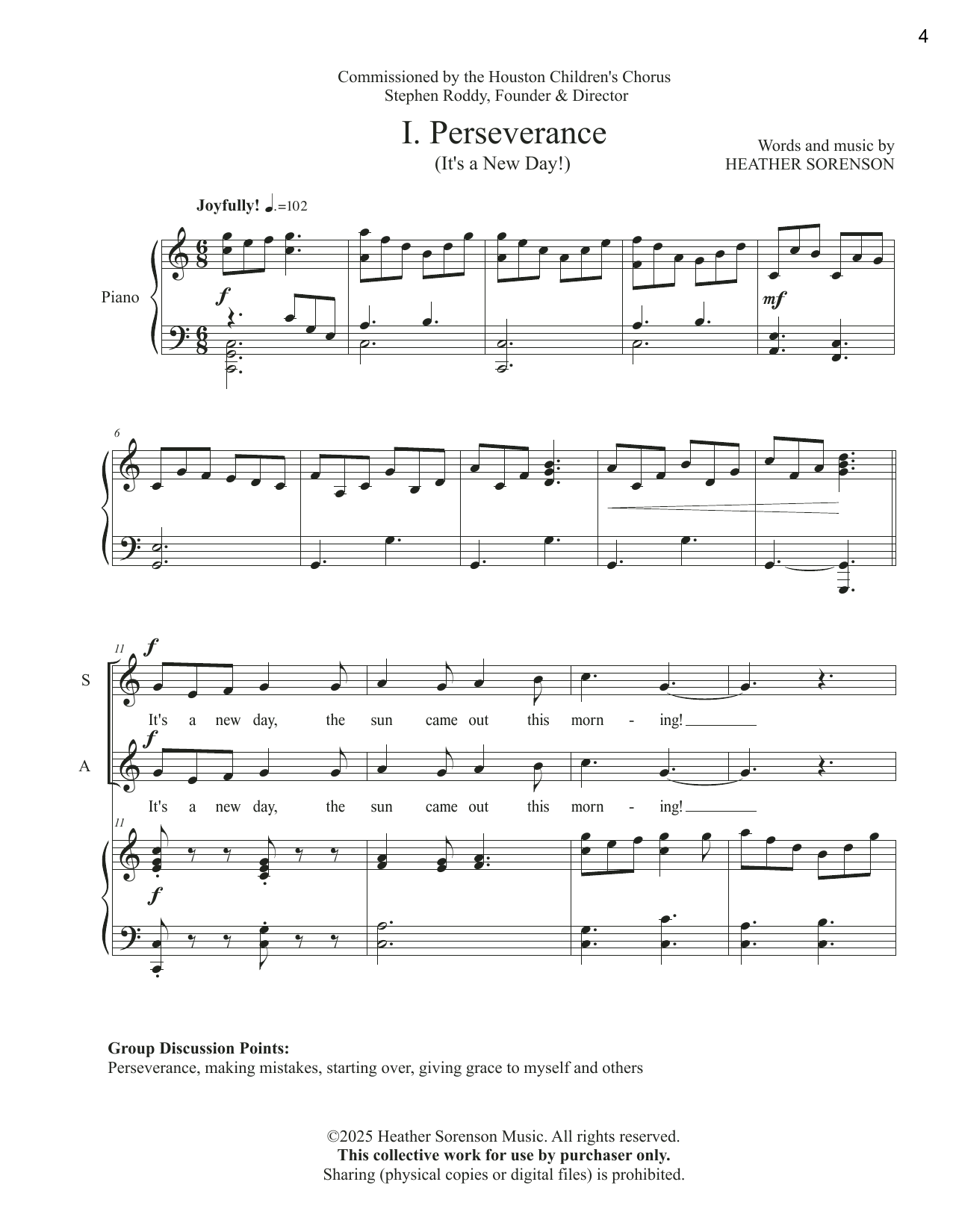 Produktgalerie: Seite 1 von 1 Lessons Learned From Kids, Heather Sorenson, Chor