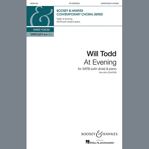 cover: At Evening, Will Todd