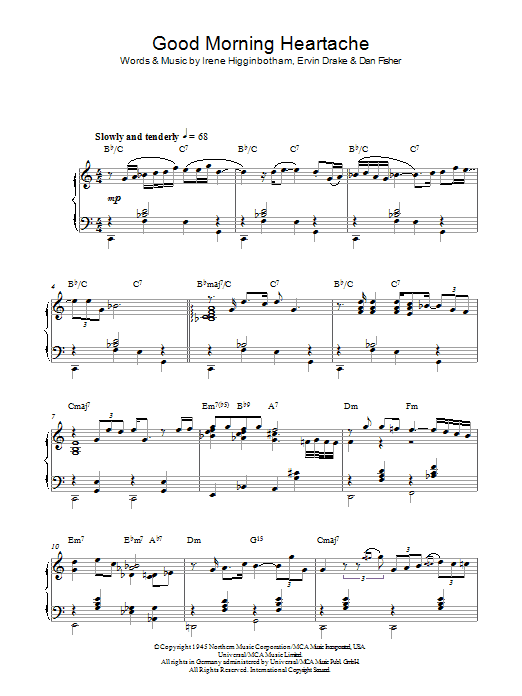Product gallery: Page 1 of 1 Good Morning Heartache, Billie Holiday