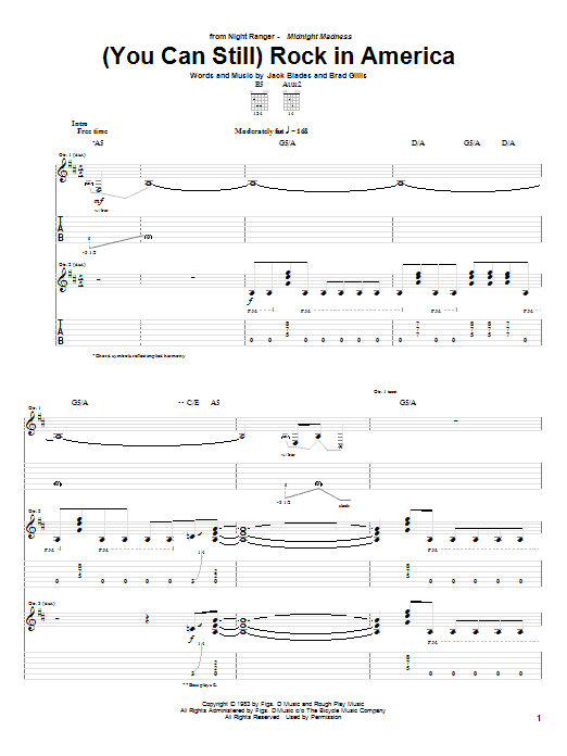 Product gallery: Page 1 of 1 (You Can Still) Rock In America, Night Ranger