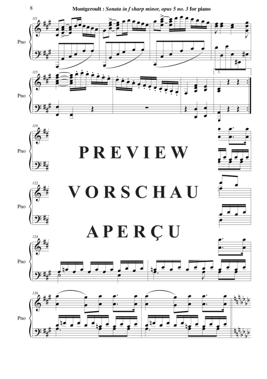 Product gallery: Page 9 of 21 Sonata in f-sharp minor, Opus 5 no. 3 , Horvath, Nicolas, Piano Solo