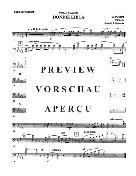 Product gallery: Page 20 of 21 Four Puccini Arias , , (euphonium + piano)