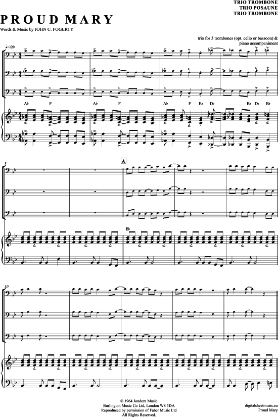 Product picture to: Proud Mary Creedence Clearwater Revival