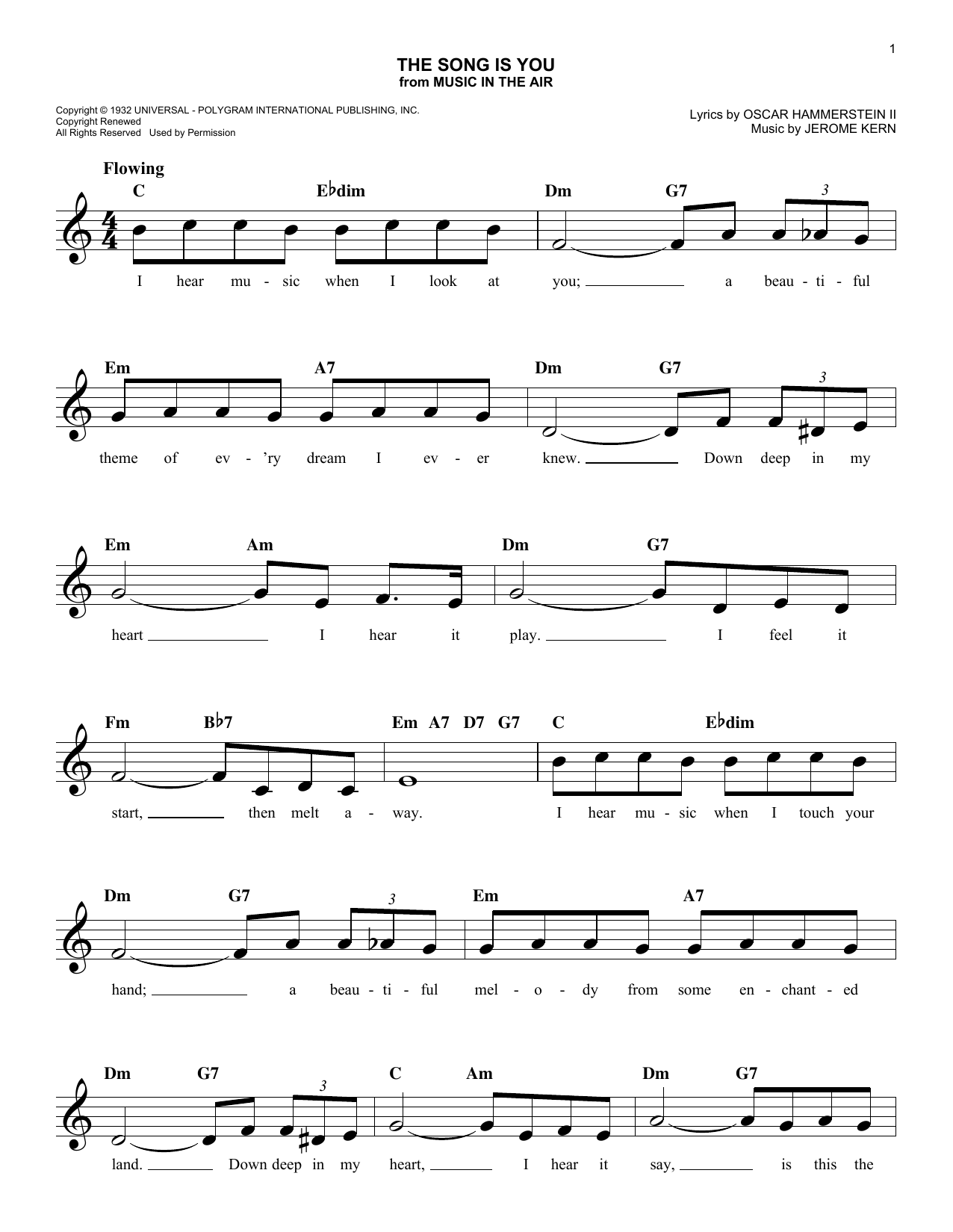 Produktbild zu: The Song Is You