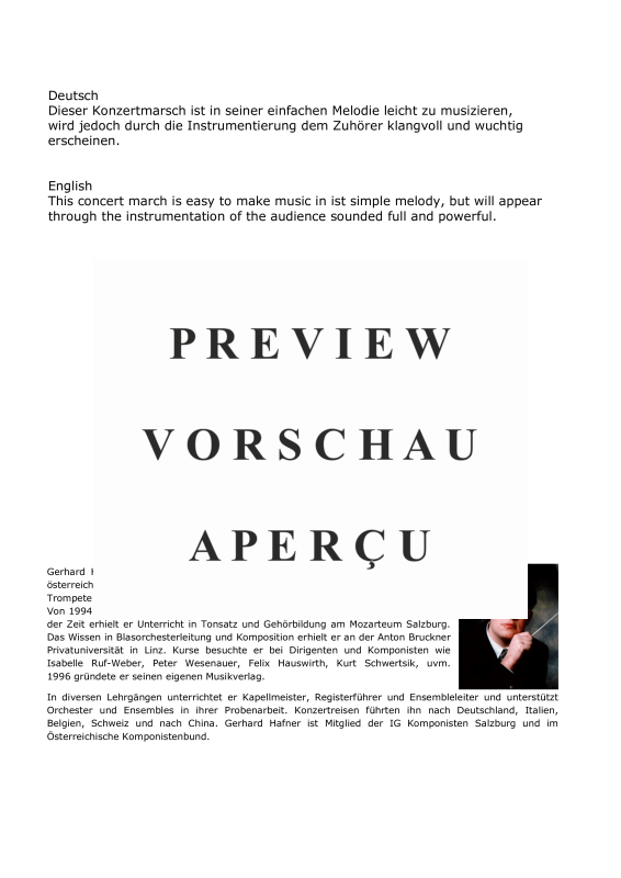 Product gallery: Page 3 of 11 Brauerei - Marsch, , (large wind orchestra)