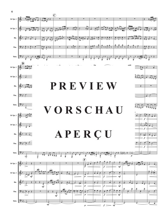 Produktgalerie: Seite 7 von 21 4 Konzert-Variationen über Star-Spangled Banner , , (Blechbläserquintett)