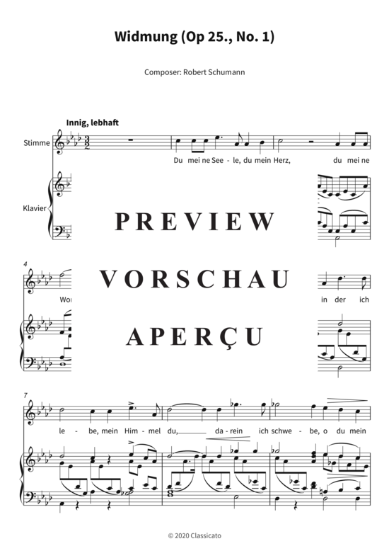 Product gallery: Page 4 of 7 Widmung (Op 25., No. 1) , , Piano Solo