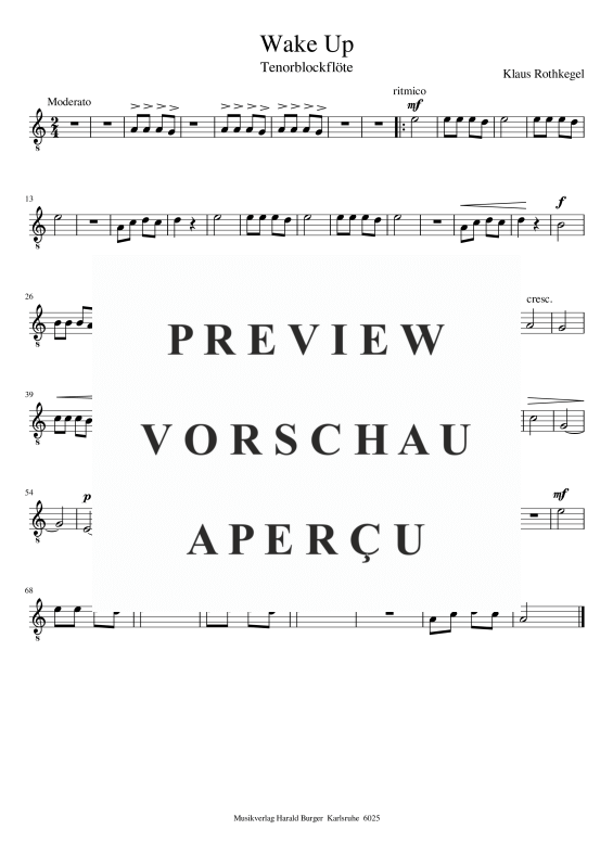 Produktbild zu: Wake up