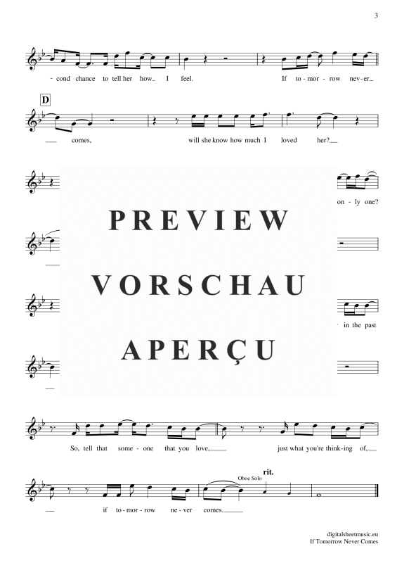 Product gallery: Page 4 of 4 If Tomorrow Never Comes , Keatin, Ronan, (transverse flute)