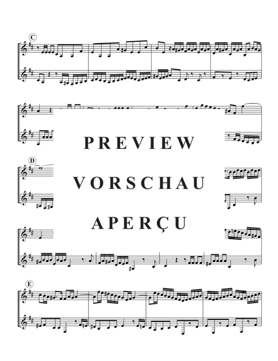 Produktgalerie: Seite 4 von 21 Ausgewählte Duette aus Händel's Flöten-Sonaten , , Hornduett