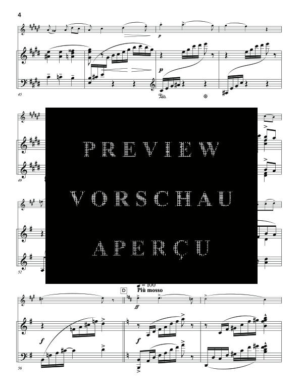 Product gallery: Page 8 of 11 Romance in D-Flat, , (clarinet in Bb and piano)