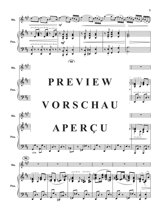 Product gallery: Page 6 of 21 Sonata for Horn , , (horn in F + piano)