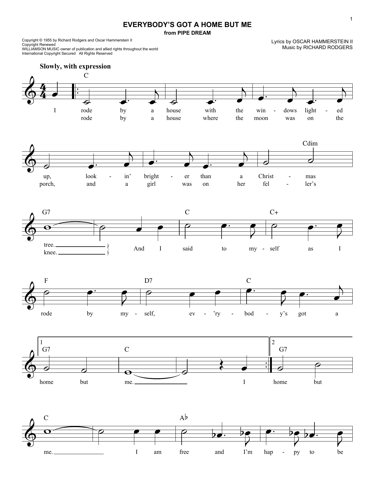 Produktbild zu: Everybody's Got A Home But Me