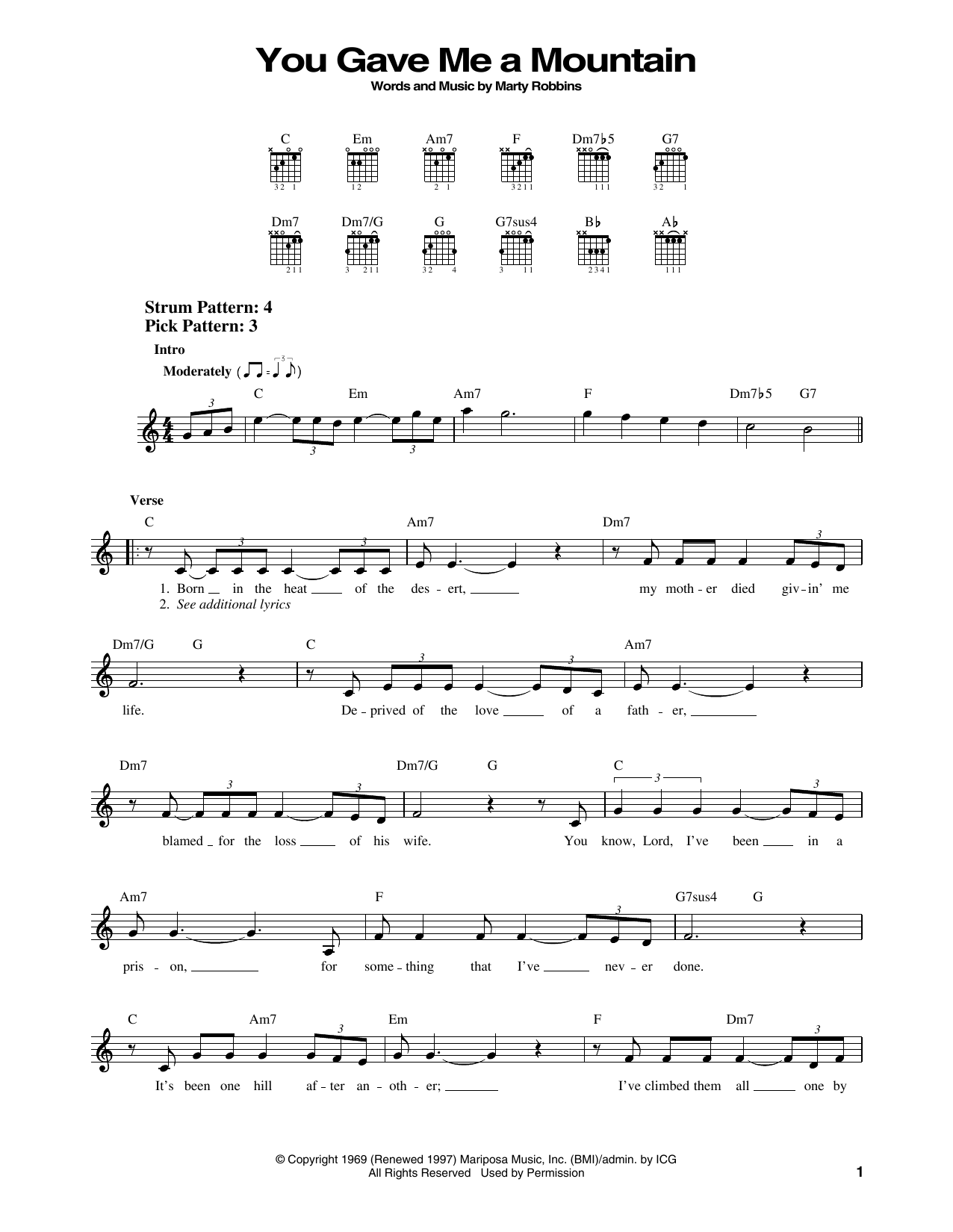 Produktgalerie: Seite 1 von 1 You Gave Me A Mountain, Elvis Presley, Gitarre