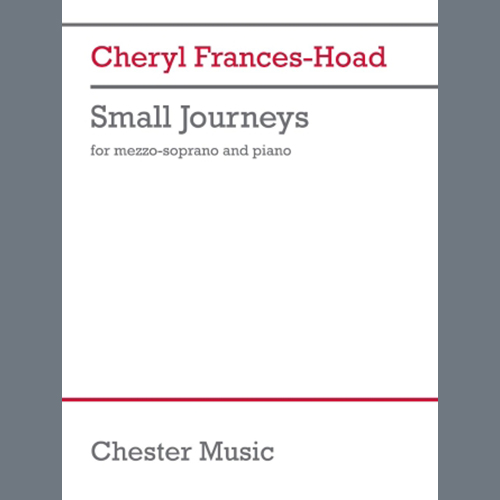 cover: Small Journeys, Cheryl Frances-Hoad, Gesang, Klavier