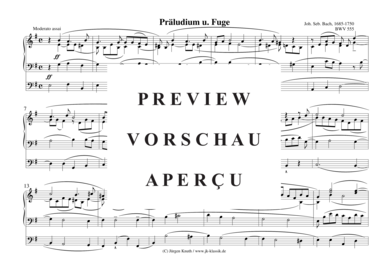 gallery: Präludium u. Fuge BWV 555 , , (Orgel Solo)