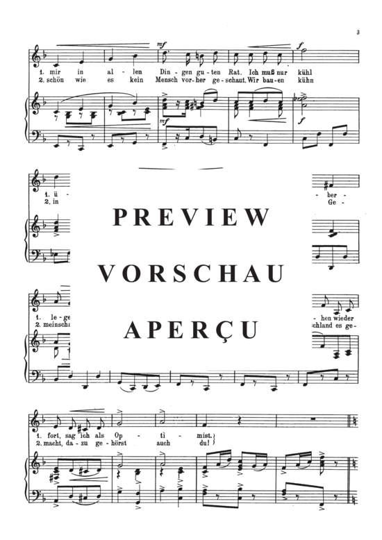 Product gallery: Page 4 of 5 Berliner Marsch , , Piano and Voice