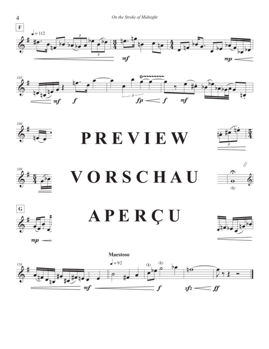 Produktgalerie: Seite 7 von 7 On the Stroke of Midnight , , (Horn Solo)