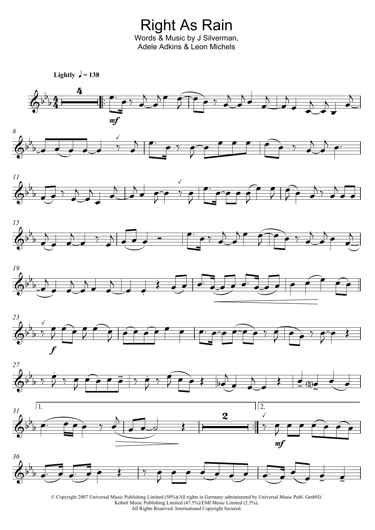 Product gallery: Page 1 of 1 Right As Rain, Adele